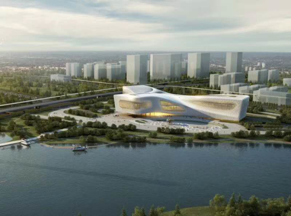 河南科技館建筑沙盤模型 河南科技館建筑沙盤模型